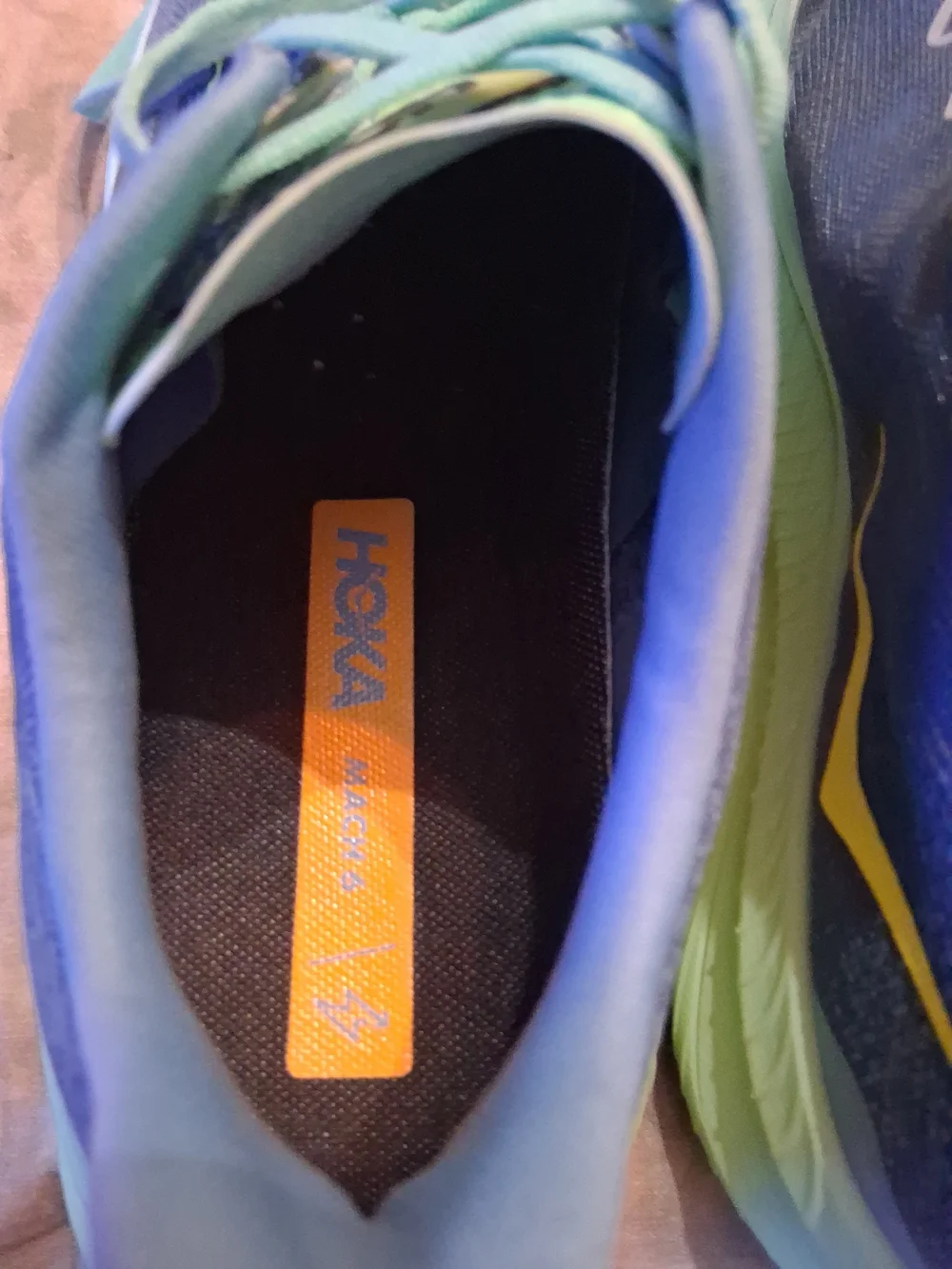 Hoka One One Blue and Teal Running Shoes